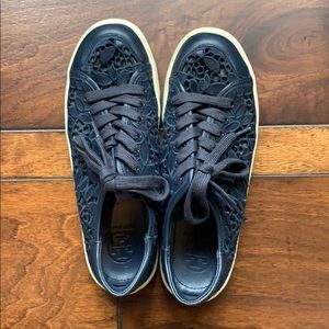 Navy Tory Burch sneakers
